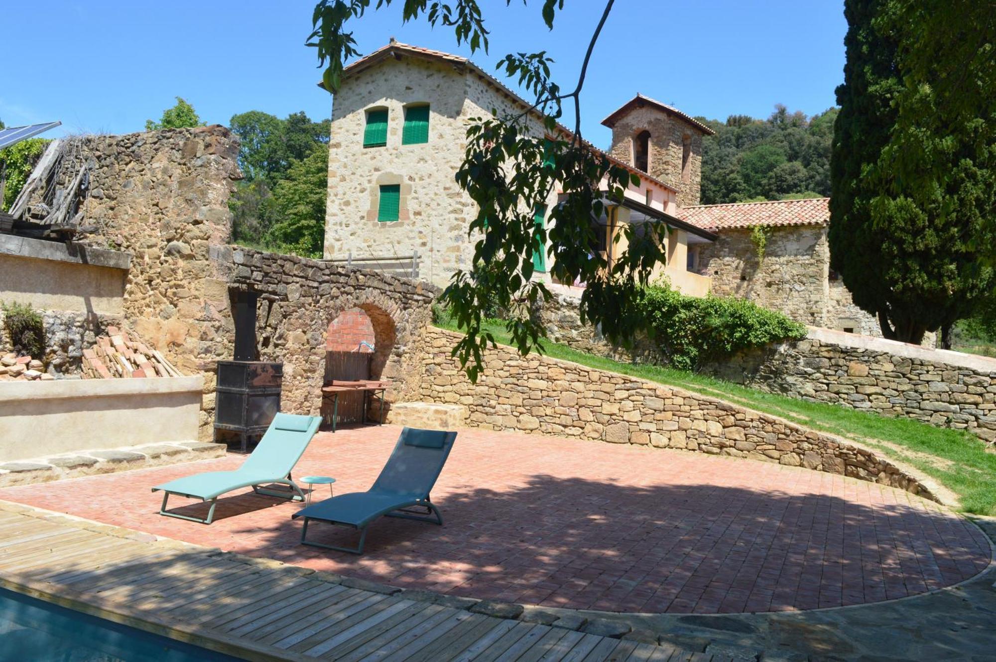 Rectoria De Castellar Villa La Vall de Bianya Bagian luar foto